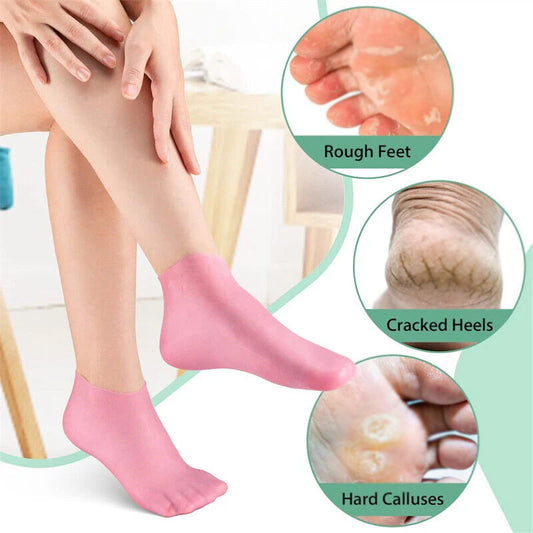 Silicone Moisturizing Gel Sock 1 Pair  for Men & Women